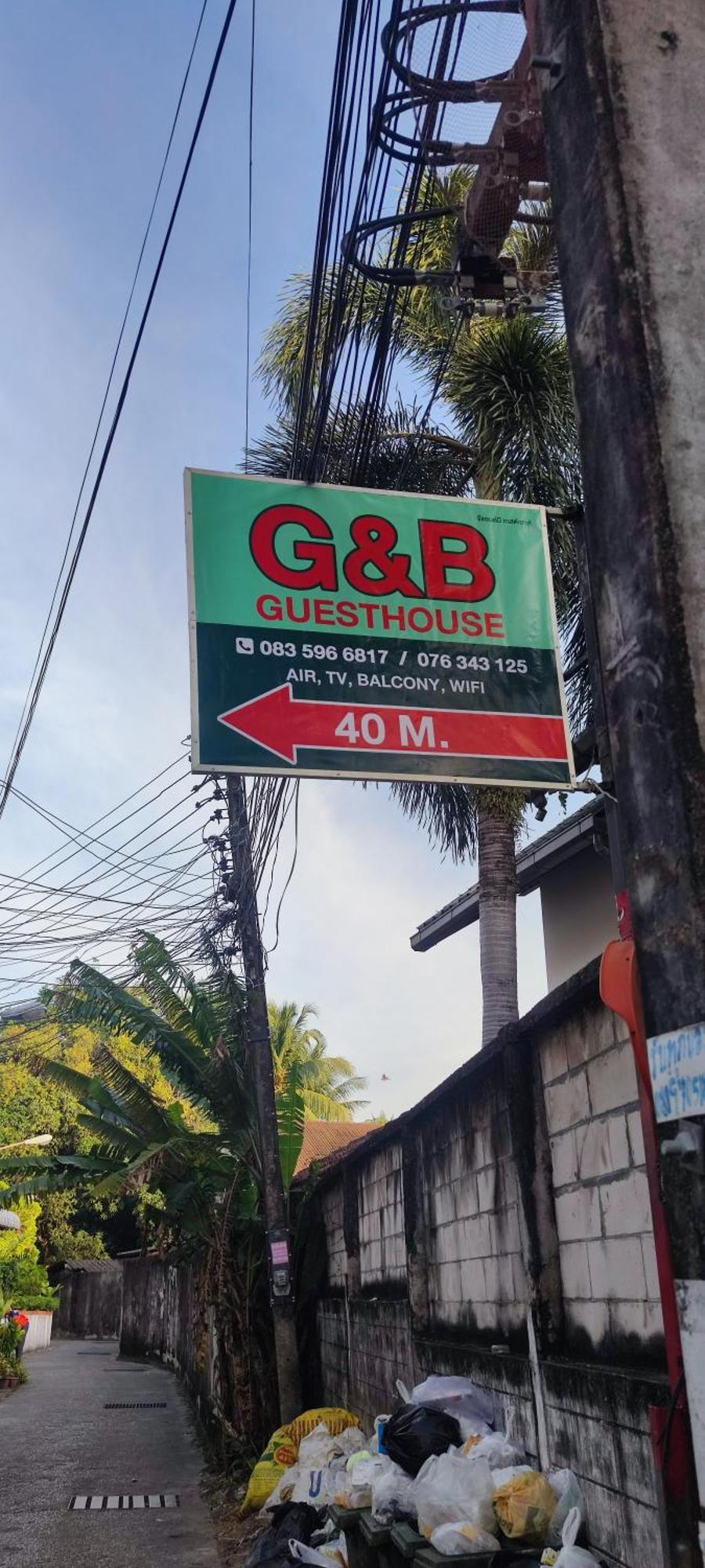 G&B Guesthouse Patong Экстерьер фото